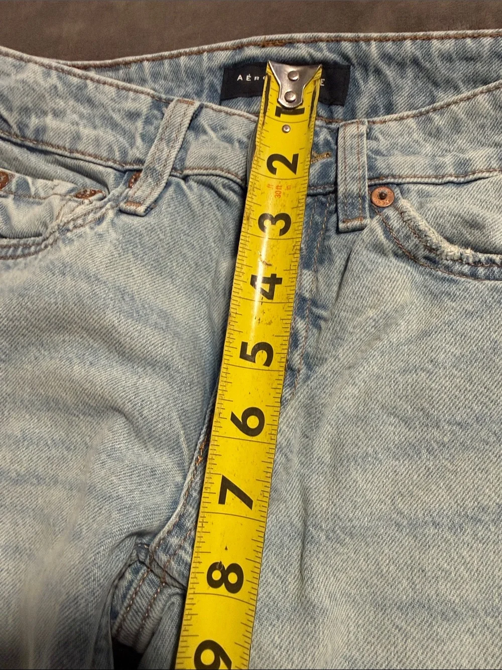 Aeropostale Light Blue Straight Leg Women's Jeans kit girl - Picture 6 of 7
